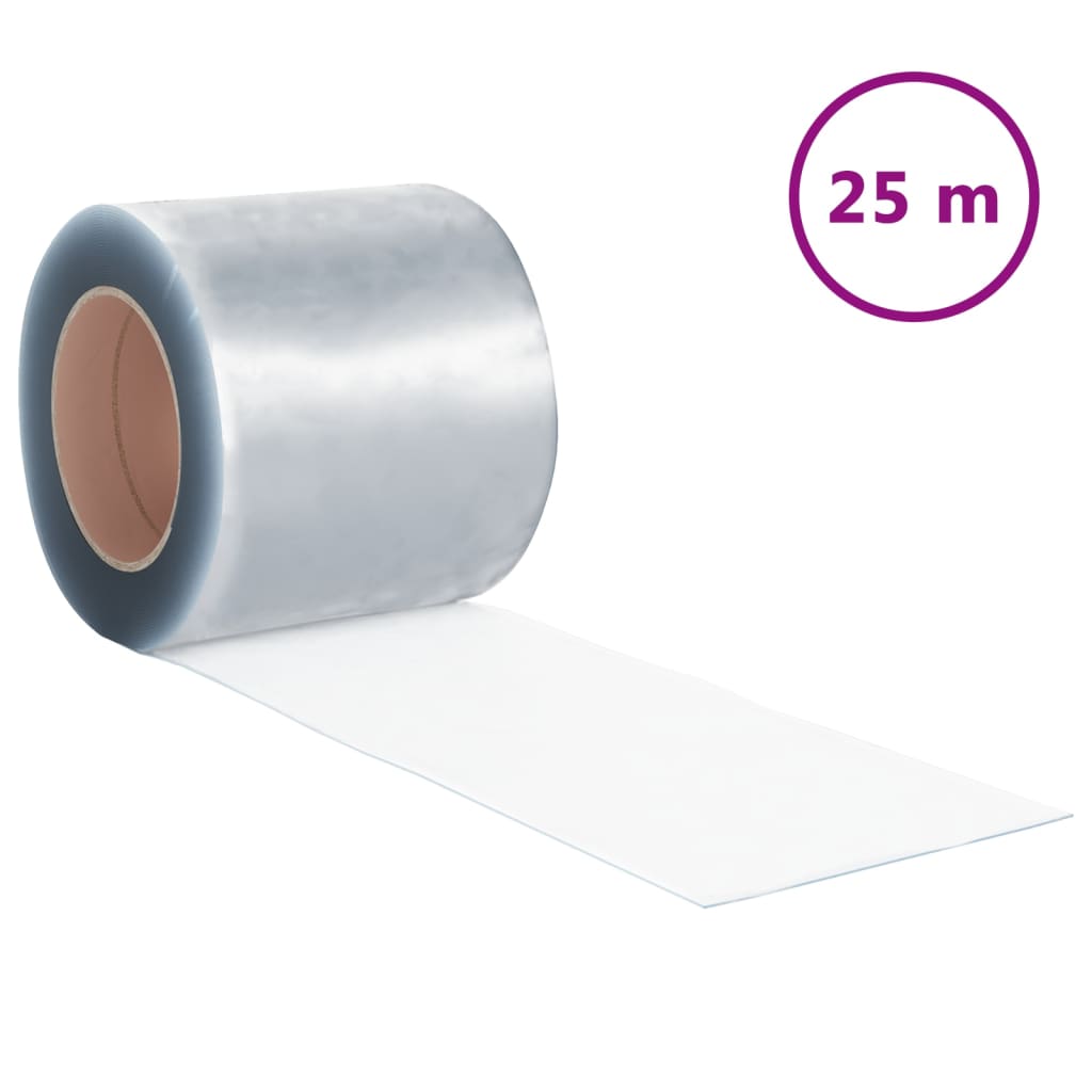 Cortina de tira de Vidaxl en el rollo 2x200 mm 25 m PVC