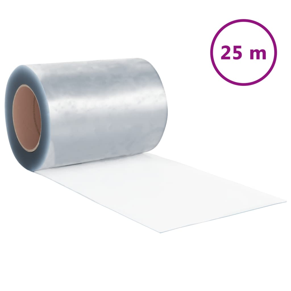 Vidaxl -Streifenvorhang auf Roll 3x300 mm 25 m PVC