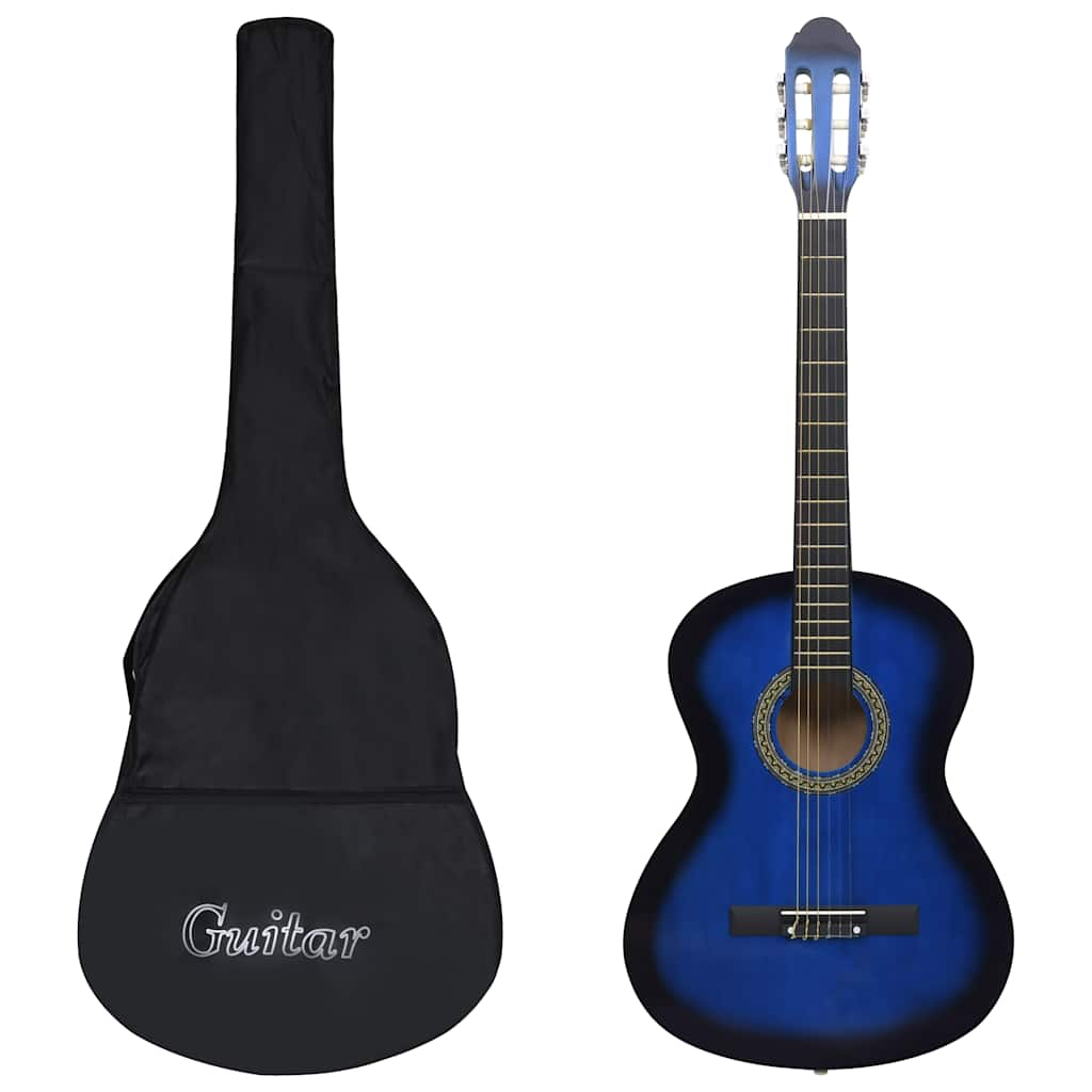 Vidaxl 12-Dart Guitar Set Classic Beginner 4 4 39 Blue