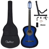 Vidaxl 12-Dart Guitar Set Classic Beginner 4 4 39 Blue