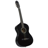 Vidaxl Guitar Classic początkujący 4 4 39 Lindenhout Black