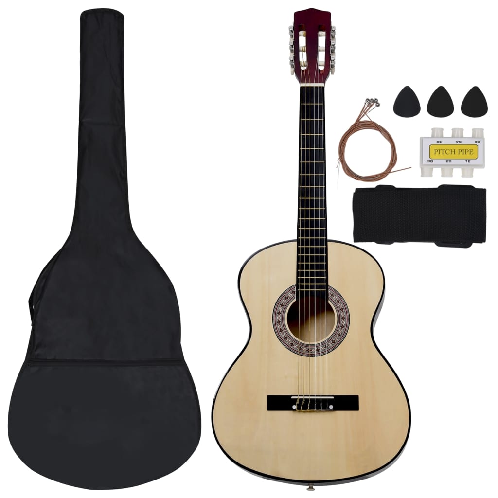 Vidaxl Guitar Guitar Set Classic Beginner 3 4 36