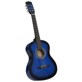 Vidaxl Guitar Classic Beginner and Children 3 4 36 Blue