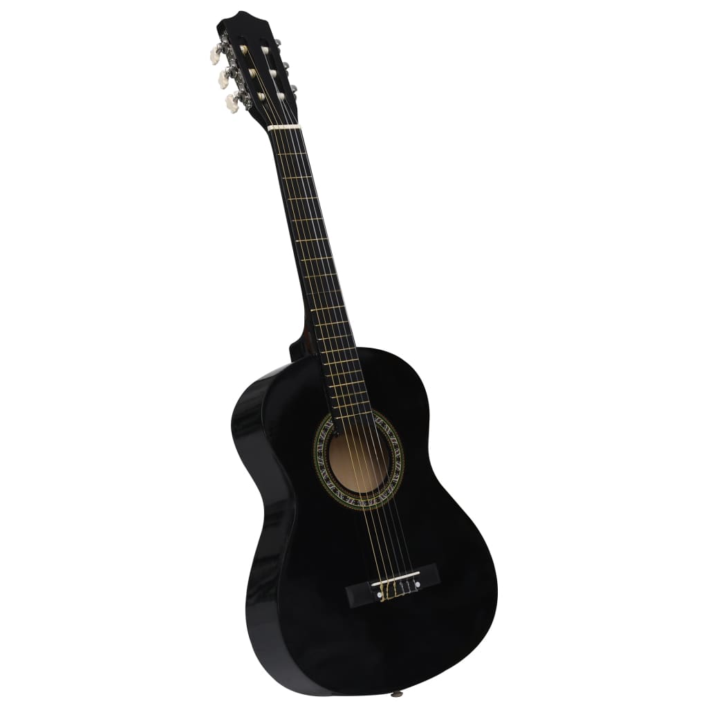 Vidaxl Guitar Classic débutant et enfants 1 2 34 noir