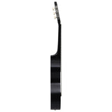 Vidaxl Guitar Classic nybegynner og barn 1 2 34 Black