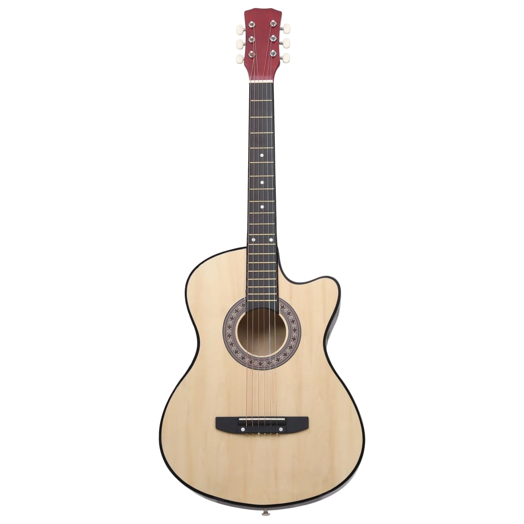 Vidaxl Guitar Cutaway z 6 strunami Western Acoustic 38 Lindenhout