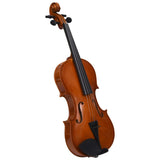 Vidaxl Violin set with bow and kinstun 4 4 dark wood