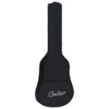 Vidaxl Guitaartas For 4 4 Classic Guitar 100x37 cm Fabric Black