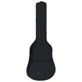 Vidaxl Guitaartas för 3 4 klassisk gitarr 94x35 cm tyg svart