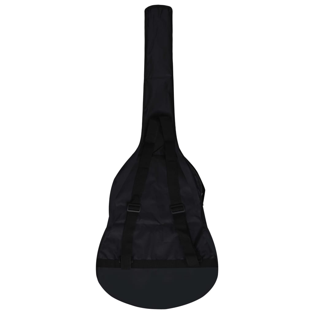 Vidaxl guitaartas para 3 4 guitarra clásica 94x35 cm tela negra