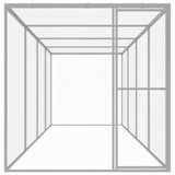 Vidaxl Cat Cage 6x1.5x1.5 m Galvanized Steel