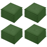 VidaXL Valtegels 24 st 50x50x3 cm rubber groen