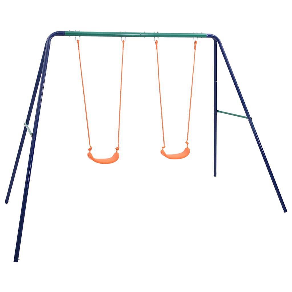 Vidaxl Swings Set con 2 sedili in acciaio