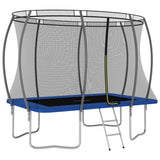 Conjunto de trampolín Vidaxl rectangular 150 kg 274x183x76 cm