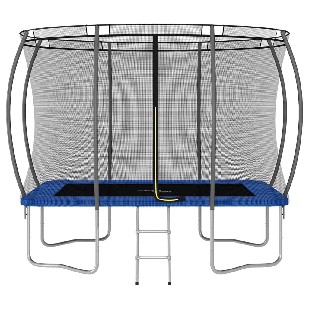 Vidaxl Trampoline agestallt véiereckeg 150 kg 274x183x76 cm