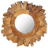 Vidaxl Wall Mirror omkring 40 cm teak træ