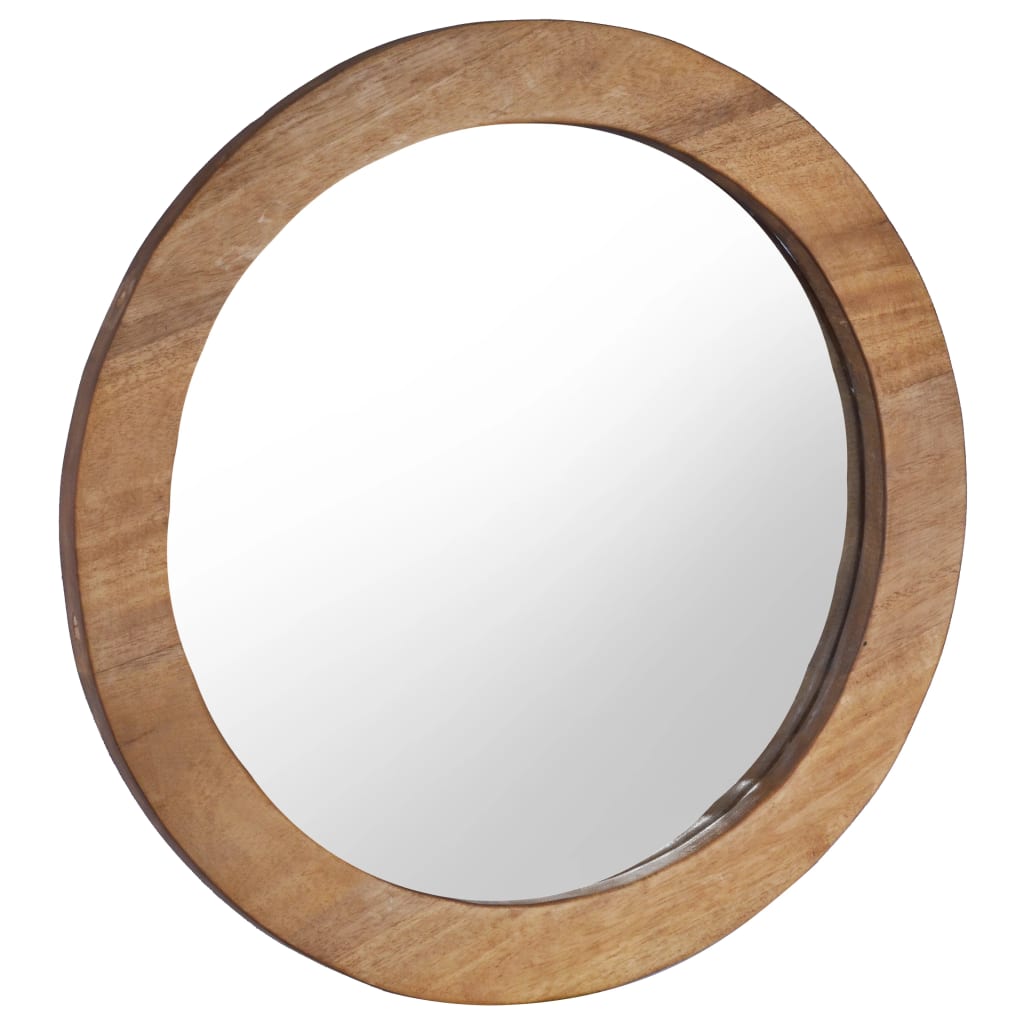 VidaXL wall mirror around 60 cm teak wood