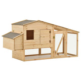 Vidaxl Chicken Coop 178x67x92 cm Festkiefer