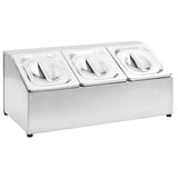 Vidaxl Gastronorm Bakaker Holder mat 3 GN 1 6 Bakken Edelstol