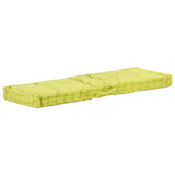 Vidaxl Pallet floor cushions 2 st cotton green