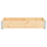 Vidaxl Palletopzetrand 80x120 cm Solid pine