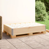 Vidaxl Palletopzetrand 80x120 cm Solid pine