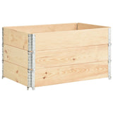 Vidaxl Palletopzetranden 3 st 50x100 cm Solid pine