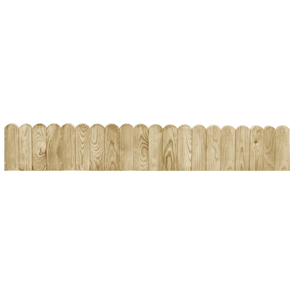 Vidaxl Gazon Arêtes 2 PCS 120 cm Pine imprégnée