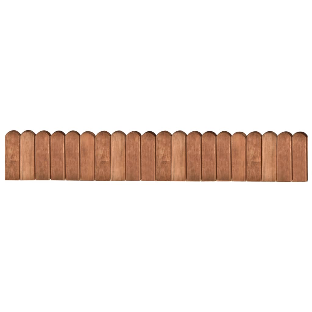 Vidaxl Gazon Arêtes 2 PCS 120 cm Pine imprégnée