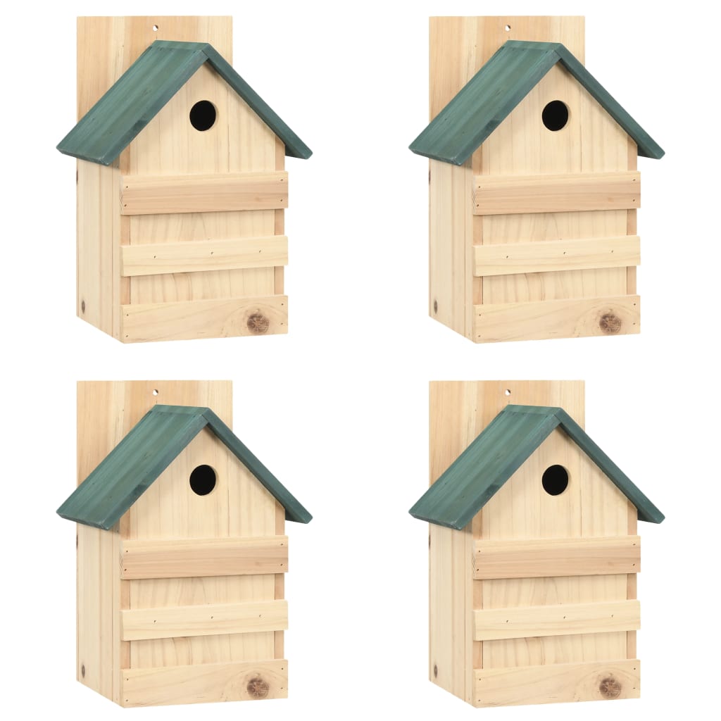 Vidaxl Bird House 4 szt. 23x19x33 cm Vurenhout