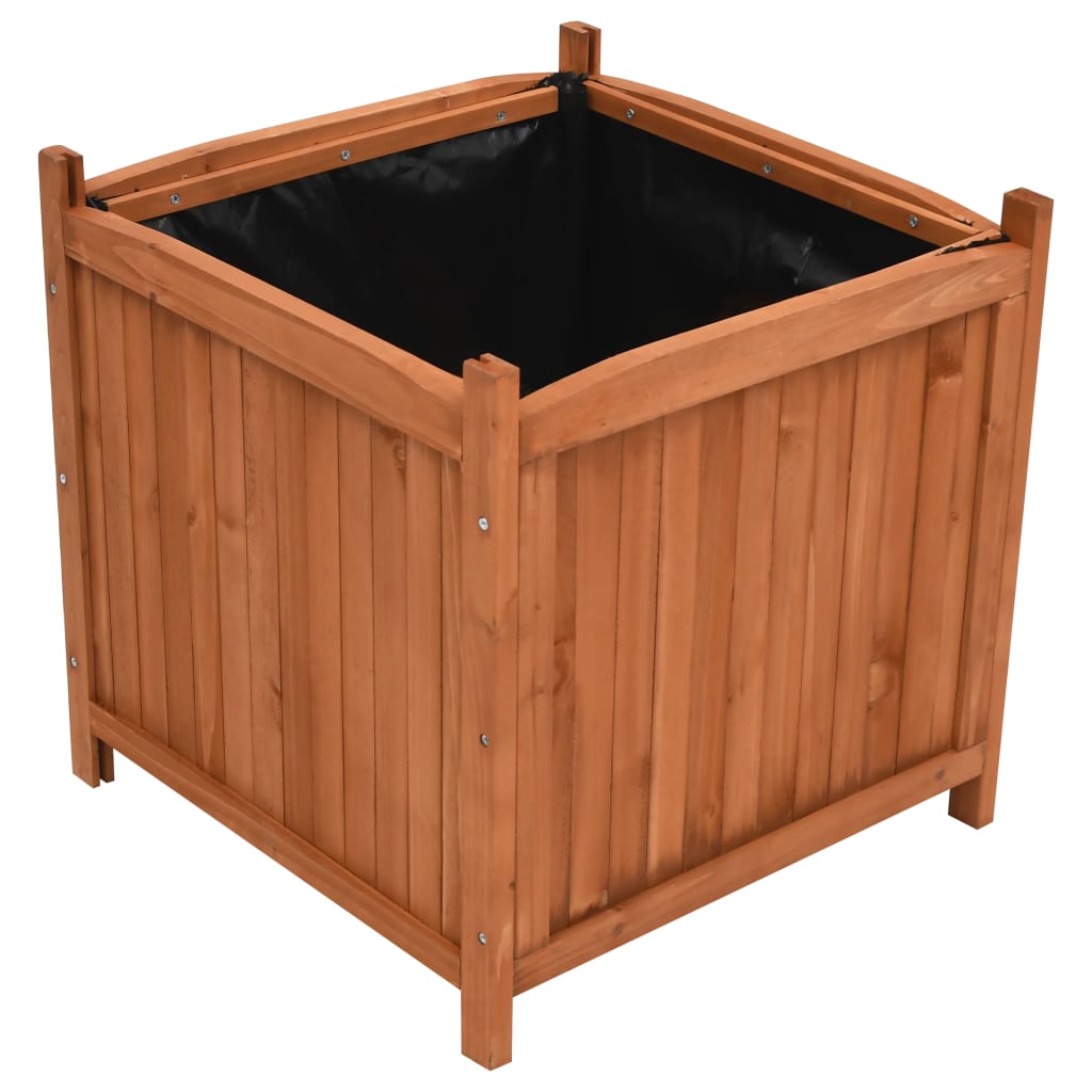 Vidaxl Planters höjde 2 ST 50x50x50 cm Pinewood