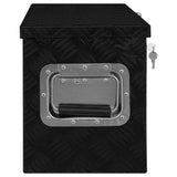 Vidaxl Aluminium Box 80x30x35 cm Schwarz