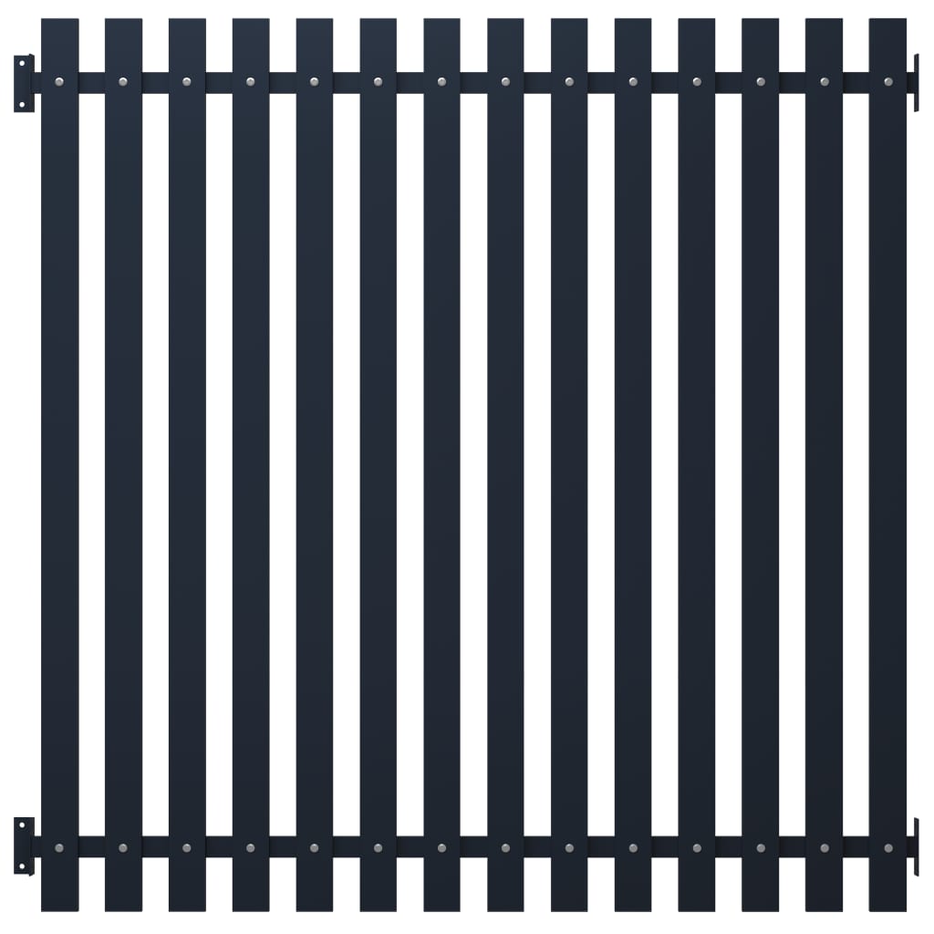 BIDAXL FENCE PANEL 170.5X170 CM PUVERSOCATED STÅL ANTRACIT