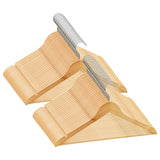 Vidaxl 50-Stéck Kleedung Hanger Set Anti-Rutsch Hardwood