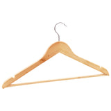 Vidaxl 50-Stéck Kleedung Hanger Set Anti-Rutsch Hardwood