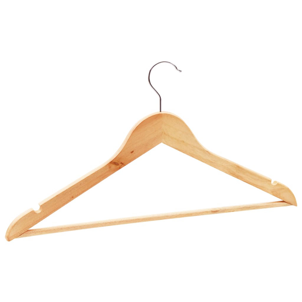 Vidaxl 100-piece clothing hanger set Anti-slip hardwood