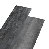 Vidaxl Floorboards Selvlavt 5,02 m² 2 mm pvc blankt grå