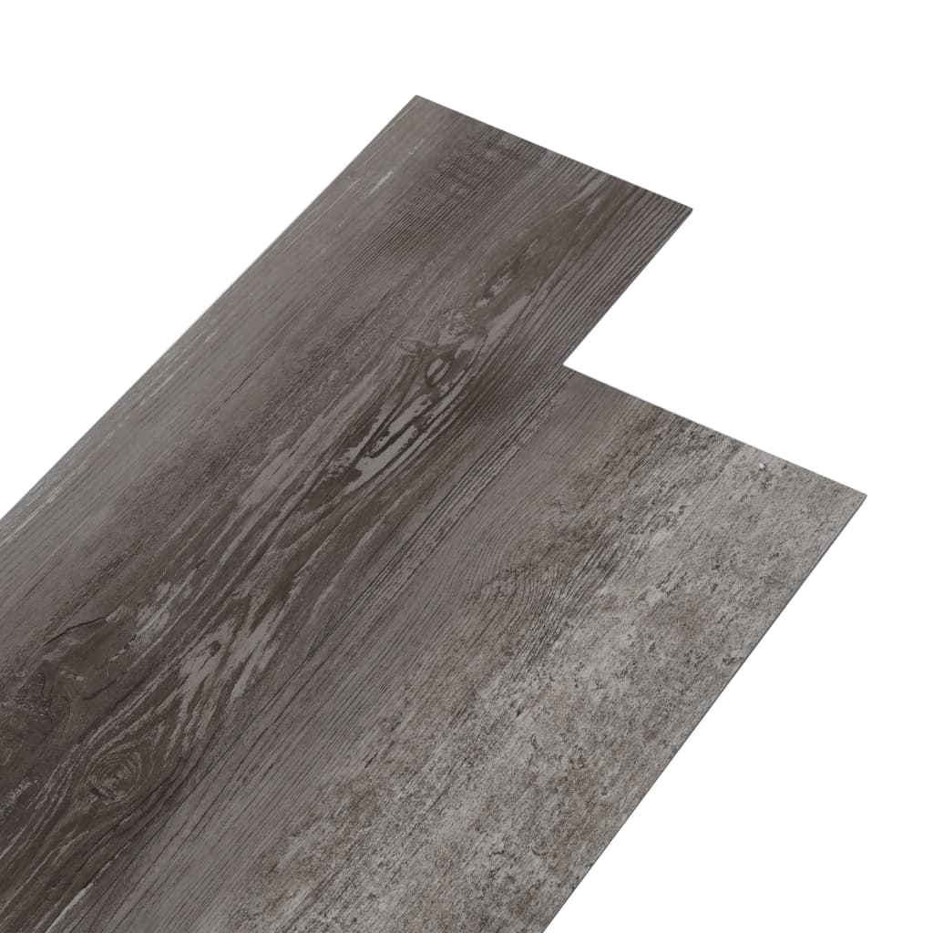 Tablas de piso Vidaxl autoadhesivo 5.02 m² 2 mm de madera rayada de PVC coloreada