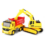 Toi-Toys Trucks Tilt LKW mit Bagger-Lichtgeräusch