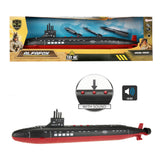 Toi-toys submarine euml; r black 43 cm with light and sound