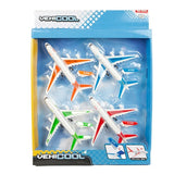 Toi-Toys Vehicool Pull Back Aircraft, 4st.