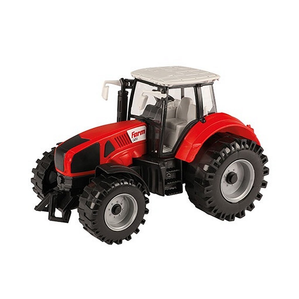 Toi-Toys tractor with friction red, 19cm