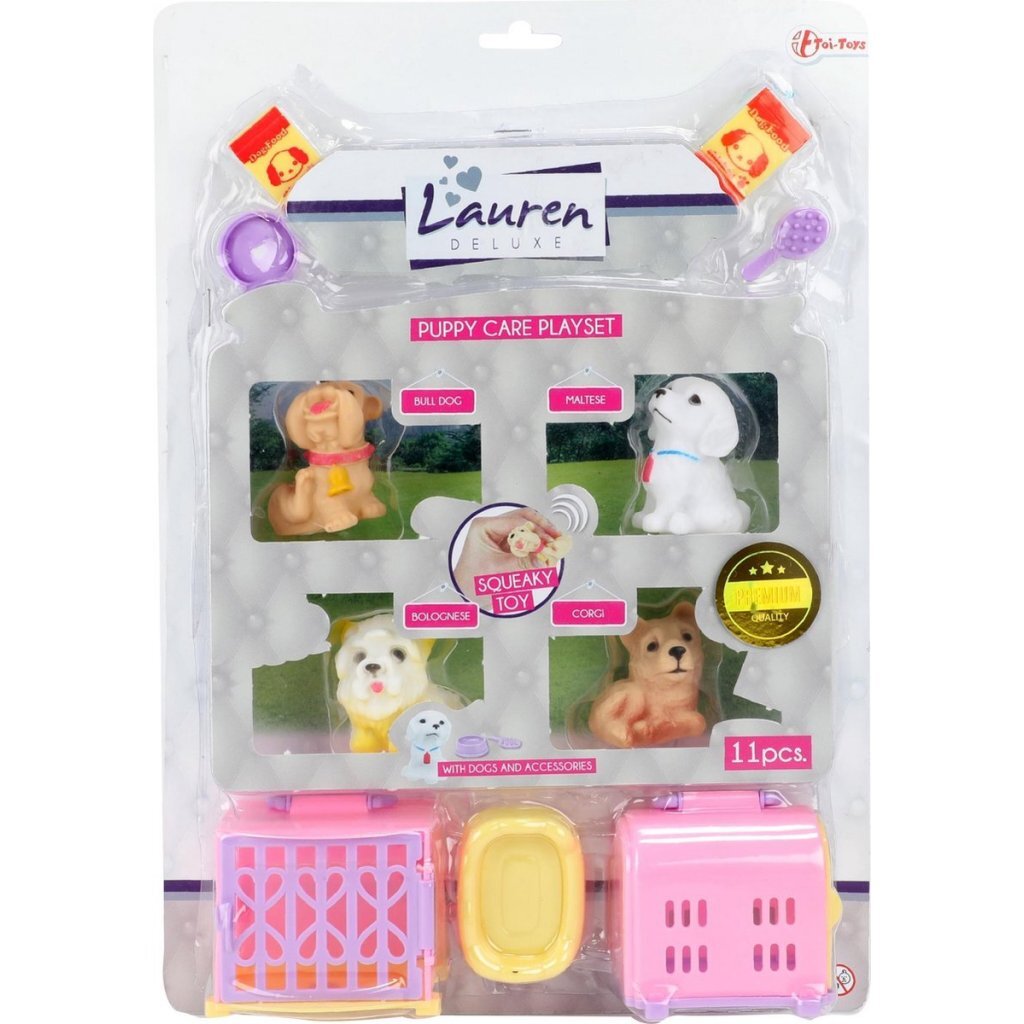 Lauren Deluxe Welpen im Koffer + Klang