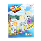 TOI-TOYS 3D-puslespil ConpukerStructiefoam Horse DIY Set S