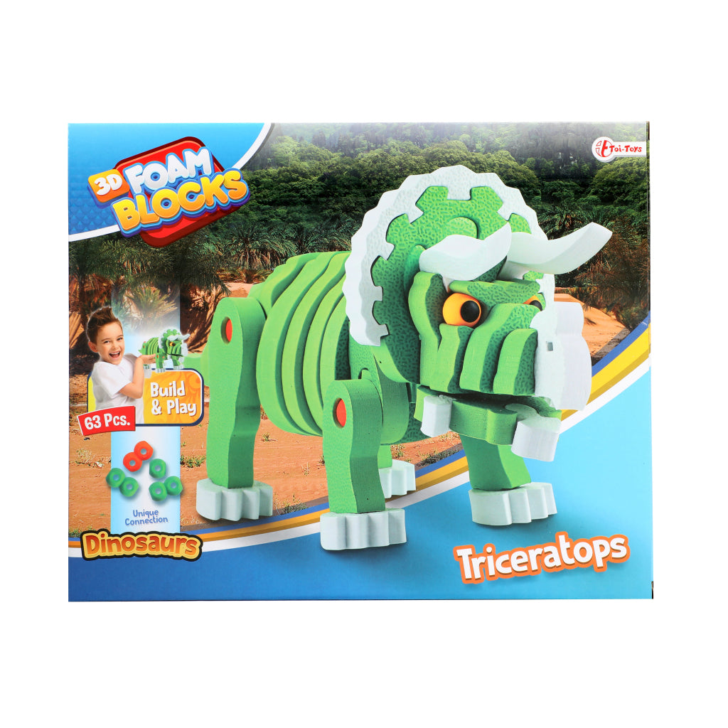 TOI-TOYS Craft Puzzle Tricera Junior 25.8 cm verde 59 piezas