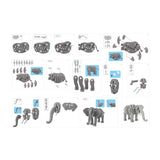 Toi-Toys 3D Puzzle Elephant Junior 31.5 cm Foam Gray 75-piece