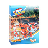 Toi-Toys Toi-toys 3D Puzzel Tijger Junior 31,5 Cm Foam Oranje 121-Delig