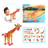 TOI-TOYS 3d Puzzle Giraffe junior 31,5 cm mousse orange 104 pièces