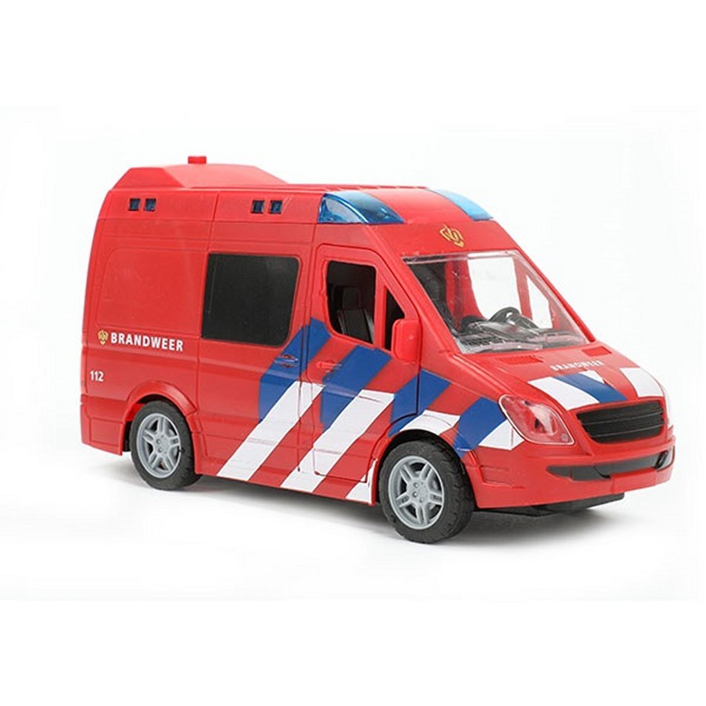 Camion de pompiers avec lumière et son