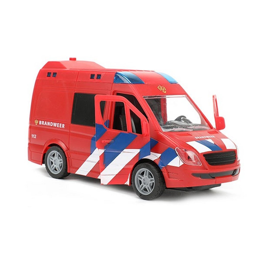 Camion de pompiers avec lumière et son